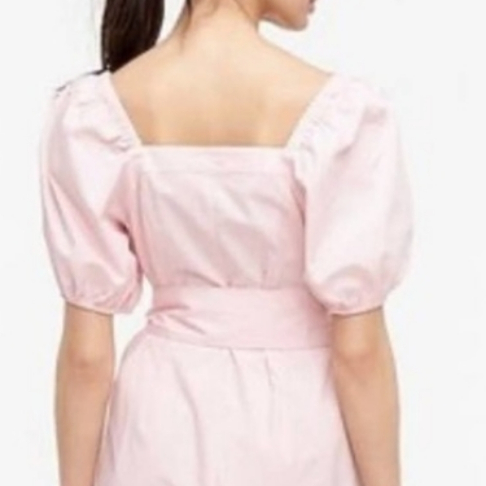 J Crew Square neck Puff Sleeve Dress - Picture 5 of 14